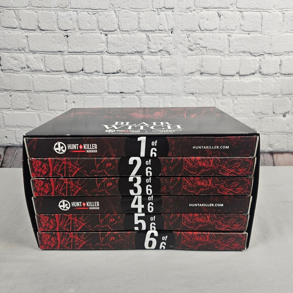 Hunt A Killer Blair Witch Horror Mystery Game Complete Season Episodes 1-6 Box